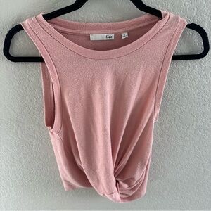 Aritzia wilfred free front knot tank top